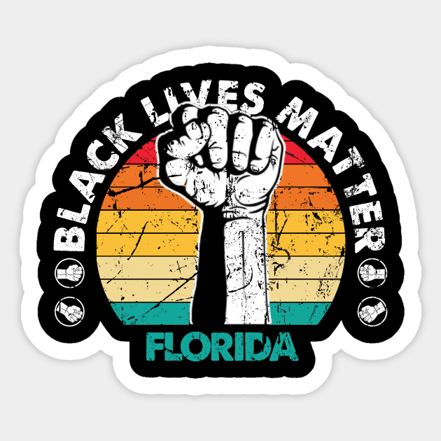 Florida black lives matter political protest Sticker by Jannysingle